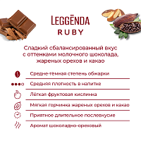 Кофе в зернах Poetti Leggenda Ruby (Легенда Руби) 1 кг